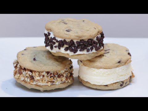 How to make a Chipwich | Chocolate Chip Cookie Ice Cream Sandwich Recipe