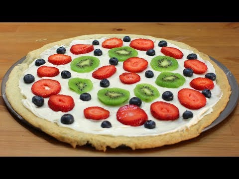 How to make a Dessert Pizza | Easy Dessert Pizza Recipe