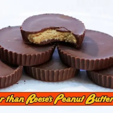 better than reese's peanut butter cups a stack of peanut butter cups on a table