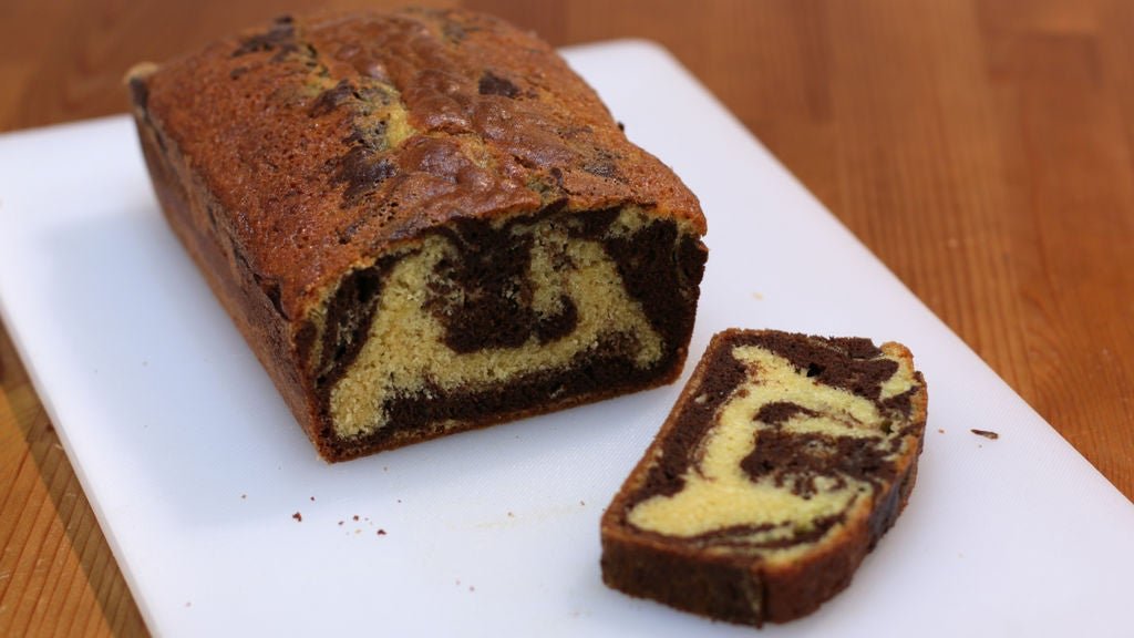 Marble Cake Recipe How to Make a Marble Cake Chocolate and Vanilla