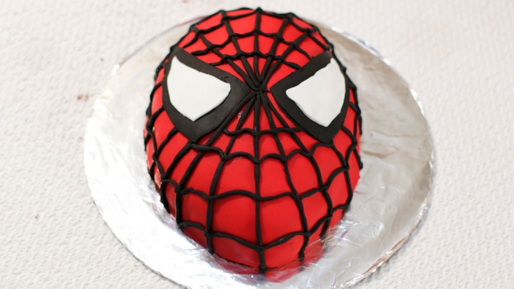 spiderman cake ideas without fondant