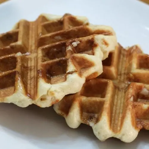 Belgian Sugar Waffles Easy Homemade Belgian Liege Waffle Recipe