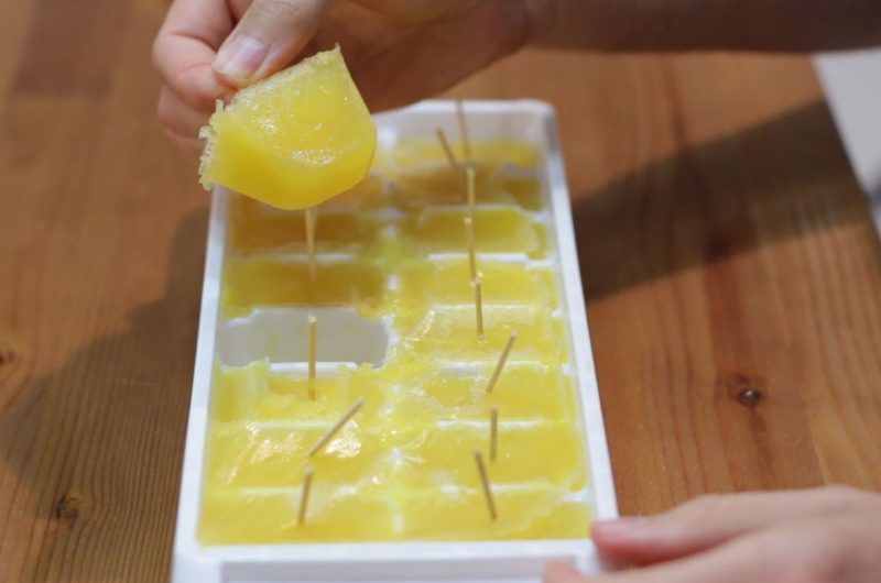 DIY Fruit Ice Cubes - Celiac Mama