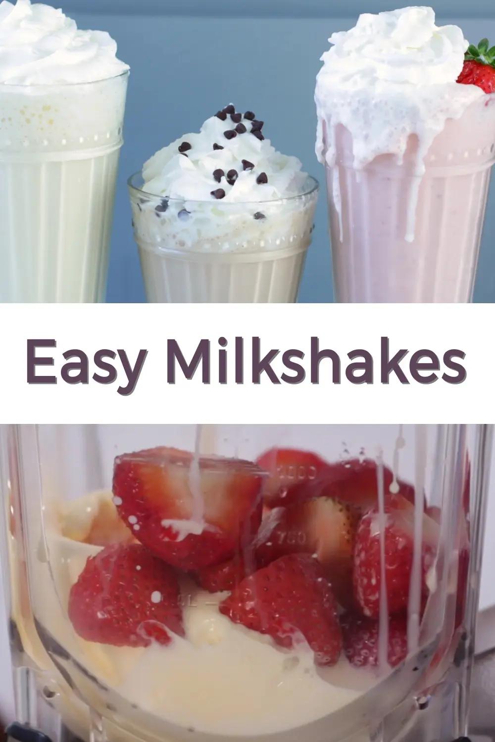 Homemade Milkshake Recipe | 3 Flavors | In The Kitchen With Matt