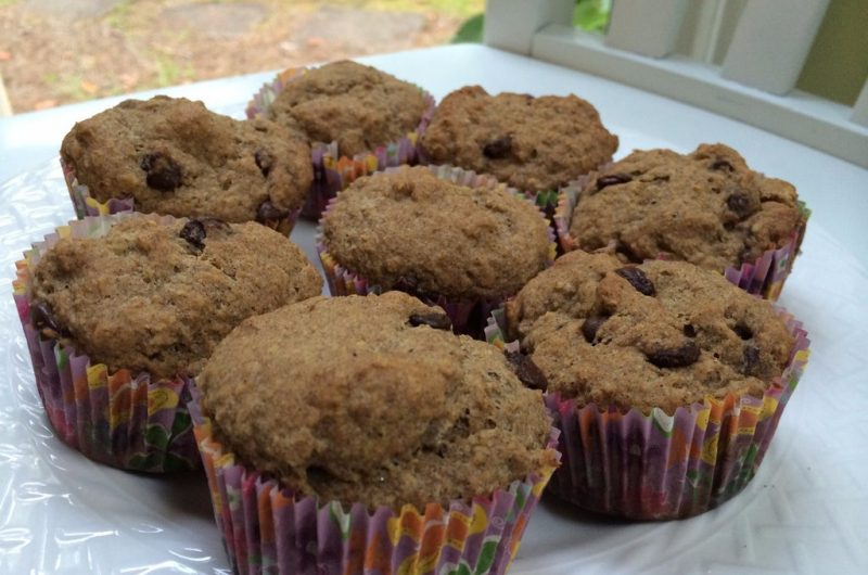 gluten dairy free muffins on a plate.