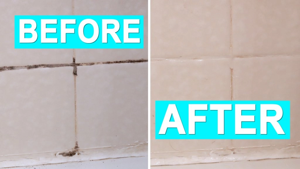 Black Mold In The Shower How To Clean, How To Clean Moldy Shower Tile Grout