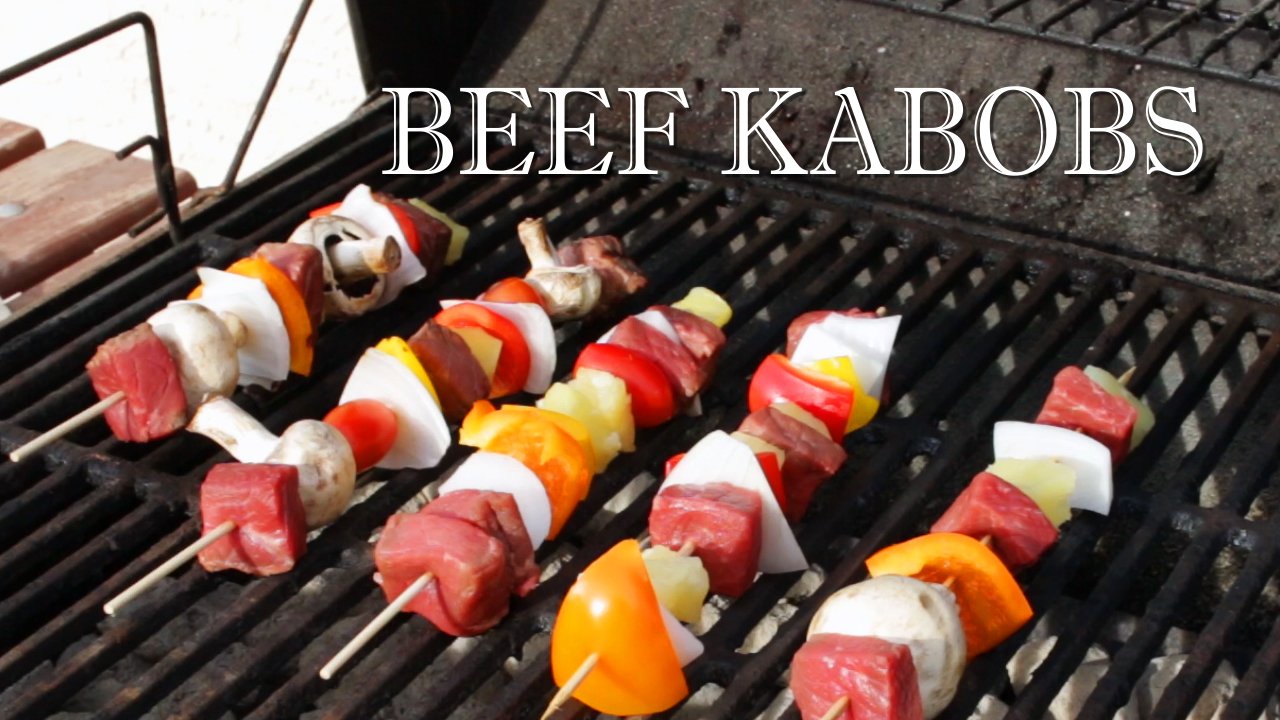 Beef Kabobs Recipe Grilling In The Kitchen With Matt