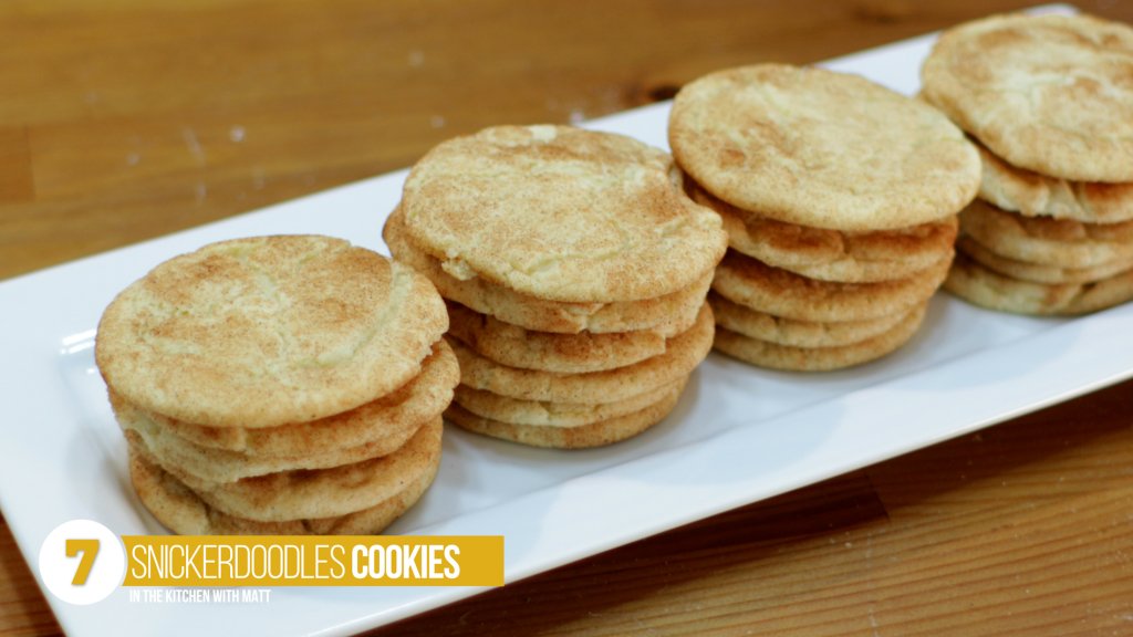 Plate of snickerdoodles
