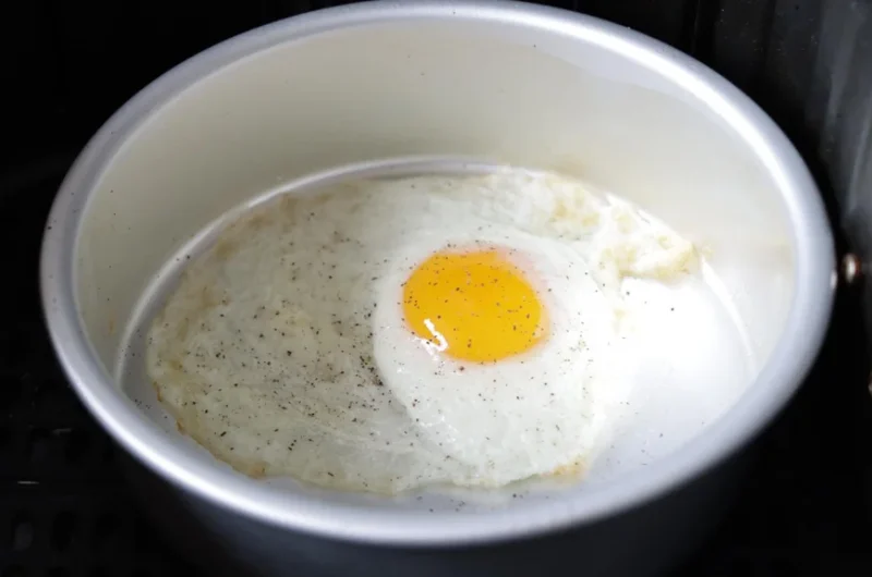 Air Fryer Eggs in a Basket