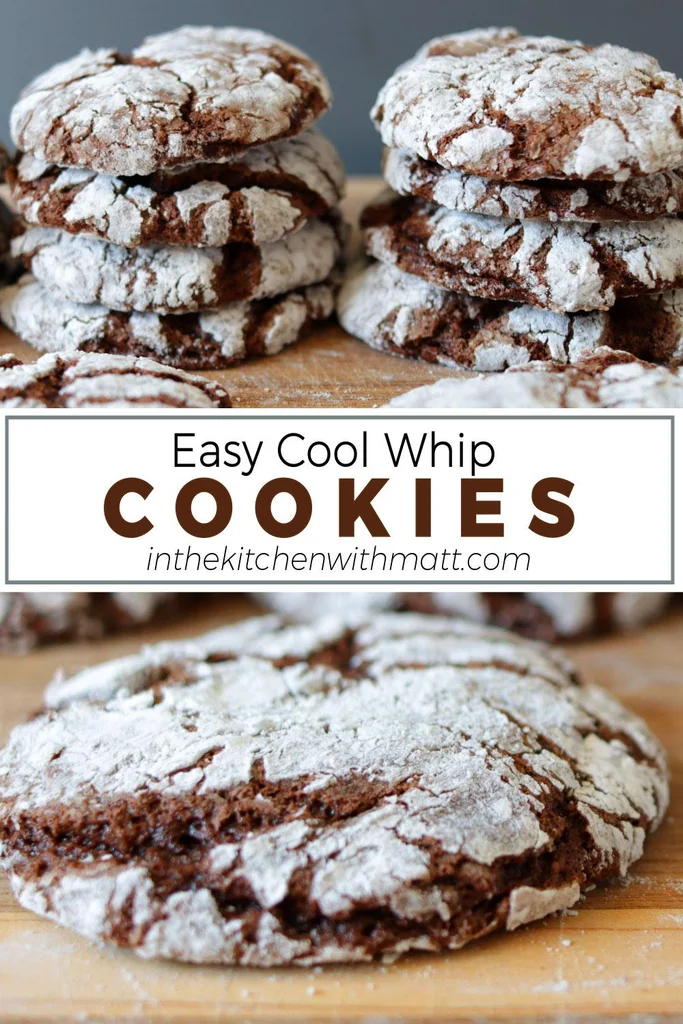 Easy Cool Whip cookies pin for Pinterest. Easy Cool Whip cookies pin for Pinterest.