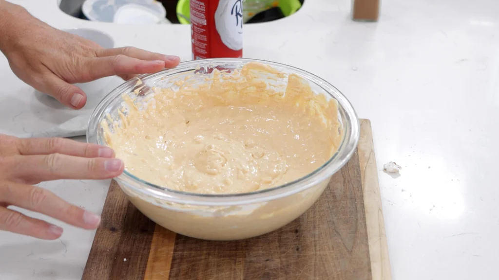 Bowl of homemade no bake pumpkin pie filling Bowl of homemade no bake pumpkin pie filling